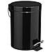 Pattumiera In Metallo - 3 L - H 24,5 Cm - Nero - Foto miniatura 1