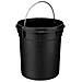 Pattumiera In Metallo - 3 L - H 24,5 Cm - Nero - Foto miniatura 3