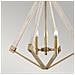 Lampadario 3 Luci Finitura Ottone, E14 - Foto miniatura 4