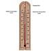 Tradizionale In Legno In Camera Termometro Per Misurare Temperatura Ambiente - Pu Essere Utilizzato Al Coperto O Allaperto Ed Ideale Per Casa Ufficio Giardino Serra O Garage - Foto miniatura 2