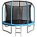 Trampolino Elastico - 244 Cm - Con Scala E Rete Di Sicurezza - Blu - Foto miniatura 1
