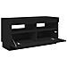 Mobile Porta TV con Luci LED Nero 80x35x40 cm - Foto miniatura 2