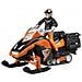 Motoslitta con Pilota e Accessori Scala 1:16 - Foto miniatura 2