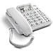 Dl380 Telefono Analogico Bianco Identificatore Di Chiamata - Foto miniatura 2