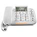 Dl380 Telefono Analogico Bianco Identificatore Di Chiamata - Foto miniatura 3