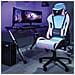 X Rocker Agility Esports Sedia Da Gaming Per Pc Sedia Imbottita Tappezzata Nero, Blu, Rosa - Foto miniatura 1