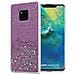 Cadorabo Custodia Compatibile Con Huawei Mate 20 Pro In Viola Con Glitter - Coperchio Protettivo In Silicone Tpu Flessibile Con Glitter Scintillanti - Foto miniatura 1