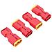 4 Pezzi Connettore Adattatore Maschio Xt60 Xt-60 In Femmina T-plug Senza Fili - Foto miniatura 1