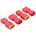 4 Pezzi Connettore Adattatore Maschio Xt60 Xt-60 In Femmina T-plug Senza Fili - Foto miniatura 3