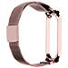 Cinturino 662 Originale Magnetic Steel Per Xiaomi Mi Band 5 - 6 Rosa - Foto miniatura 3