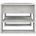 Tavolino Salotto Grigio Cemento 55,5x55x45 Cm Legno Multistrato - Foto miniatura 3