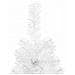Albero Natale Artificiale Sottile a Metà Supporto Bianco 210 cm - Foto miniatura 8