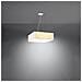 Lampadario Lokko 55 Bianco Sl. 0823 - Minimalista Lampadari Bianco 105x55x55 Cm - Foto miniatura 3