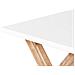 Set Da Pranzo Da Giardino In Cemento Con 6 Sedie Beige Olbia - Foto miniatura 3