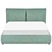Letto Matrimoniale Contenitore Velluto Verde Menta 160 X 200 Cm Bajonna - Foto miniatura 3