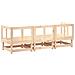 Set Salotto Da Giardino 3 Pz In Legno Massello Di Pino - Foto miniatura 2