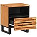 Comodino 40x34x46 cm in Legno Massello di Acacia - Foto miniatura 3