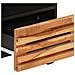 Comodino 40x34x46 cm in Legno Massello di Acacia - Foto miniatura 6