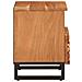 Comodino 40x34x46 cm in Legno Massello di Acacia - Foto miniatura 9
