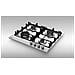 Piano Cottura 7014 032 a Gas da Incaso 4 Zone Cottura da 60 cm Colore Acciaio Inossidabile - Foto miniatura 2