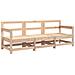 Set Salotto Da Giardino 3 Pz In Legno Massello Di Pino - Foto miniatura 2