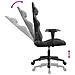 Sedia da Gaming Massaggiante Nero e Grigio in Similpelle - Foto miniatura 10