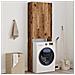 Mobile per Lavatrice Legno Antico 64x25,5x190 cm - Foto miniatura 9