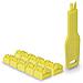 47900 clip sicura Bloccaporte + chiave RJ-45 Giallo Acrilonitrile butadiene stirene (ABS) 10 pz - Foto miniatura 1