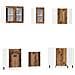 Set di Mobili da Cucina 11 pz Legno Antico in Truciolato - Foto miniatura 6