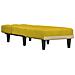 Chaise Longue In Velluto Giallo - Foto miniatura 3