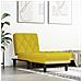 Chaise Longue In Velluto Giallo - Foto miniatura 1