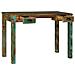 Scrivania 112x55x76 cm Legno riciclato - Foto miniatura 2