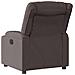 Poltrona Reclinabile Marrone Scuro in Tessuto - Foto miniatura 5