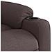 Poltrona Reclinabile Marrone Scuro in Tessuto - Foto miniatura 8