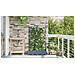 Fioriera con Trellis 2 pz Grigio Chiaro 80x40x125.5 cm - Foto miniatura 4