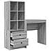 Scrivania con Storage Grigio Sonoma Legno Ingegnerizzato - Foto miniatura 6