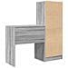 Scrivania con Storage Grigio Sonoma Legno Ingegnerizzato - Foto miniatura 8