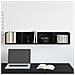 Mensola da Parete CD Rovere Nero 100x18x18 cm in Legno Ingegnerizzato - Foto miniatura 4