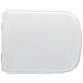 Copriwater Compatibile Per Wc Globo Vaso Stone Forma 8 Bianco - Foto miniatura 1