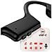 Cuffie Sportive Conduzione Ossea Bluetooth 10h, Nero - Foto miniatura 2