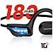Cuffie Sportive Conduzione Ossea Bluetooth 10h, Nero - Foto miniatura 4