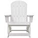 Sdraio Rocking Adirondack 2 pcs Bianco HDPE - Foto miniatura 5