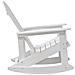 Sdraio Rocking Adirondack 2 pcs Bianco HDPE - Foto miniatura 6
