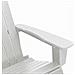 Sdraio Rocking Adirondack 2 pcs Bianco HDPE - Foto miniatura 8