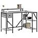 Scrivania Grigio sonoma 120 x 79 x 86.5 cm Legno multistrato - Foto miniatura 3