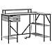 Scrivania Grigio sonoma 120 x 79 x 86.5 cm Legno multistrato - Foto miniatura 5