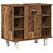 Set Mobili da Bagno 3 pz Legno Antico in Legno Multistrato - Foto miniatura 9