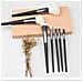 Set Di 7 Pennelli Per Trucco Black Onyx - Pennelli In Fibra Sintetica Morbida Per Un'applicazione Impeccabile - Foto miniatura 5