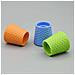 Set Da 5 Testine Doccia Portatili In Silicone Per Animali Domestici - Strumento Per Bagno Esterno Green - Foto miniatura 2
