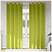 Tende con tende 2 pcs Mela verde 225x140cm Poliestere - Foto miniatura 2